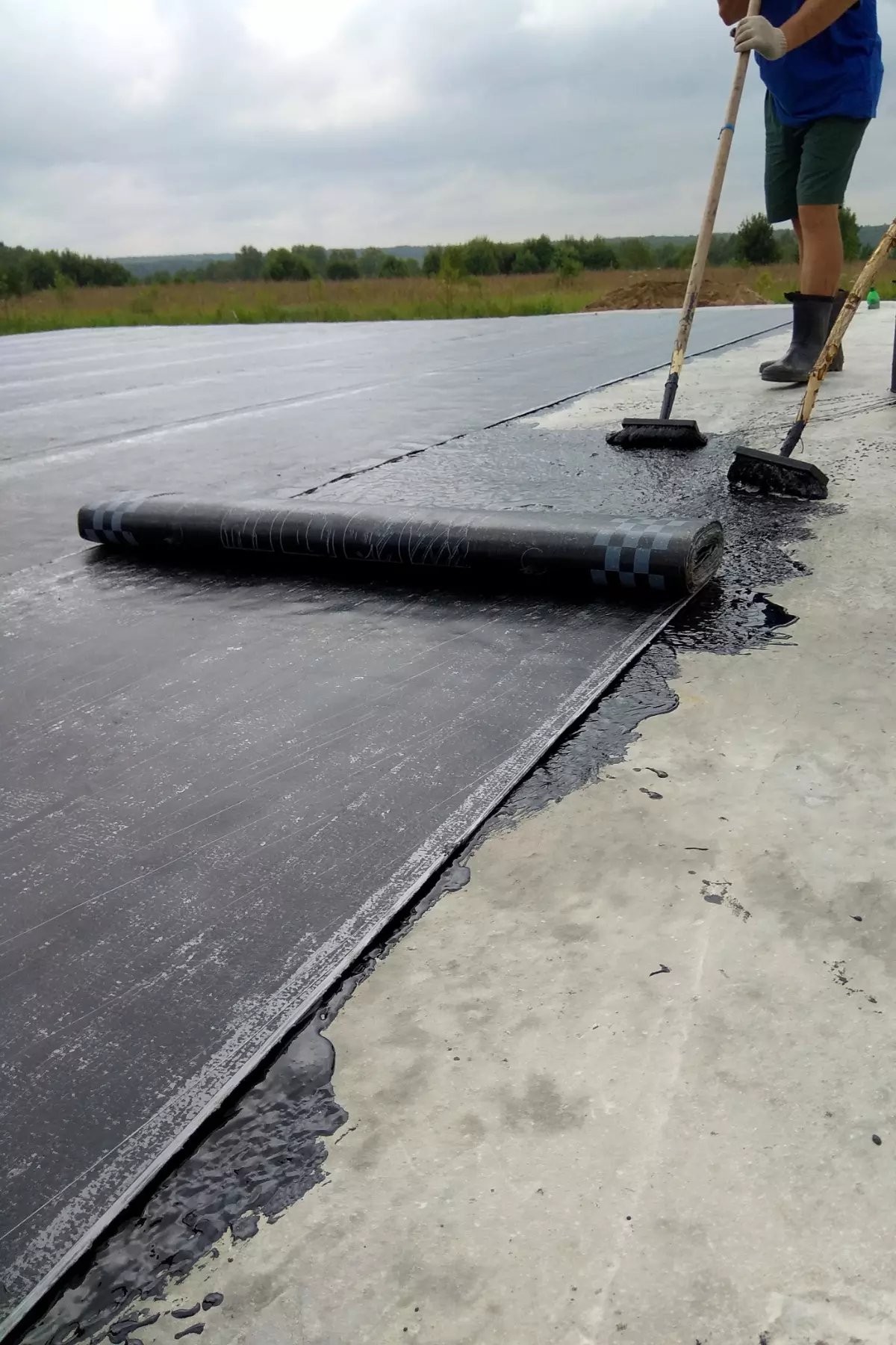 Rubber roofing is an incredibly safe material